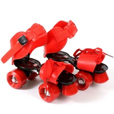 탈부착 롤러스케이트 바퀴 신발 인라인 롤러슈즈 휠, 1개, 레드 25 - 40 7 10세