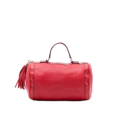 구찌 중고 2016-2026 미디엄 페블 카프스킨 소호 보스턴 사첼 백