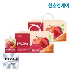 [천호엔케어] 하루활력 유기농 ABC주스 70ml 30팩 2박스, 60개
