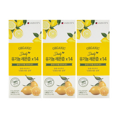 바이퀸 데일리 유기농 레몬즙 /An 1일1레몬, 20g, 3박스