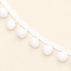 패션스타트 베이직 폼폼 블레이드 화이트 1개입, 1개