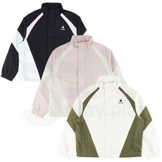 르꼬끄 공용 루즈핏 컬러블록 타슬란 우븐 자켓 QQ123LJK18