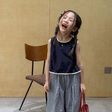 비다이어리KC 뮤티레이스나시블라우스*90~130*