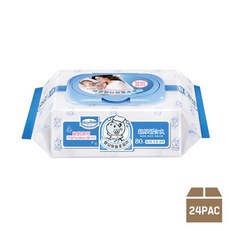 Baan貝恩 嬰兒保養柔濕巾 80抽x24包 (僅限購1箱), 1箱, 24個裝, 1g