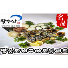 3 1kg 캠핑용 조개모듬세트 활전복7~10마리 왕가리비2~3마리 키조개 백생합 돌조개 참소라 6가지 조개를 한번에, 고급형 모듬세트, 1개, 고급형 모듬세트