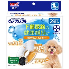 日本 GEX 犬用軟化水質濾棉-圓形, 1包