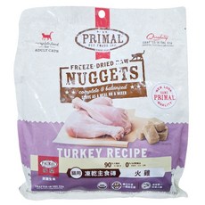 Primal 派莫 凍乾主食磚 火雞配方 全齡貓適用, 火雞, 396g, 1包