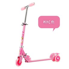 兒童三輪滑板車, 粉色, 1個