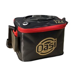 오아시 오토오토 살림통 / 자동문 살림통 / 해루질 볼락통 미끼통 /탈출 방지 자동문 / 넉넉한 사이즈 / 염분에 강한 지퍼 / 접이식으로 공간 효율 최적, 오아시 카본블랙