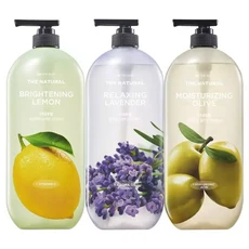온더바디 더내추럴 바디워시 레몬향 900g 1개 + 라벤더향 1개 + 올리브향 1개, 온더바디 더내추럴 바디워시 레몬향, 900g, 1개 +