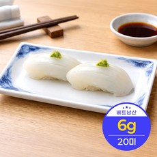 초밥용 갑오징어 모음 20미, 1개, 6g