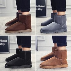 라온샵 남성 워커 부츠 겨울 털 부츠 남성부츠 남성워커