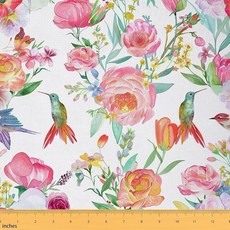 ECLATIS F2E(넓음)lyou 야드 단위의 음악 테마 기타 원단 의자용 록 실내 장식 및 홈 DIY 프로젝트를 위한 패턴 0.9m1야드 다채로운 색상 265172, 1 Yard, 멀티 38