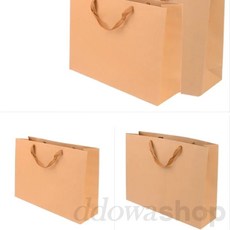 또와상회 답례품 선물 포장용 가로형 종이백 의류쇼핑백, 40x28cm