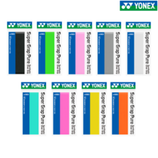 요넥스 Super Grap Pure 배드민턴 그립 AC108EX, 블랙(BK), 5개