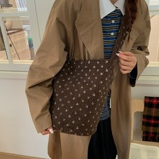 투니스 여성 빈티지 폴카 도트 퍼 크로스백