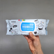 노브랜드 키즈 비데물티슈, 2개, 60매, 6.4g