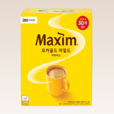 맥심 모카골드 마일드 커피믹스, 12g, 280개입, 1박스