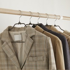 한샘 라인 논슬립 옷걸이 자켓용, 웜그레이, 3개