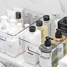 장난감 투명 정리함 손잡이 29cm 튼튼한 이동 플라스틱