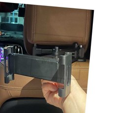 차량용 뒷자석 봉타입 듀얼 거치대 스마트폰 태블릿거치대 헤드레스트 거치대