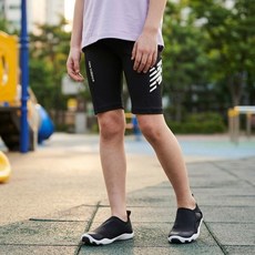 뉴발란스 어린이 초등 ESSENTIAL 아동 여름 5부 러닝 운동 레깅스 No.1825224