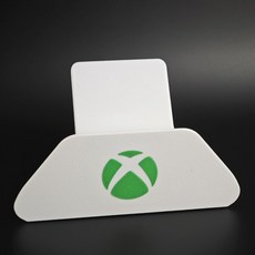 Xbox one xsx xss 遊戲手柄支架 底座 擺架手柄支撐架收納架配件, 白色綠logo, 1個