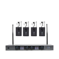 (ROVINJSOUND) 벨트타입 4CH 무선 마이크 4개 RO-1000B, 1개