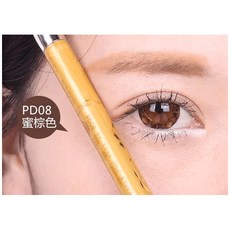 NI&ZP 日本 excel 3合1持久造型眉筆 共8色 (眉刷 眉筆 眉粉), 1個, PD08, 蜜糖棕