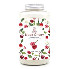올레비엔 블랙체리 바스 앤 마사지솔트, 1개, 1kg