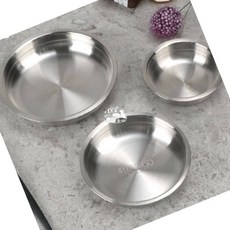 국산 스텐 원형찬기 와사비종지 식당접시 소스용기, 스텐락 원형찬기 1호