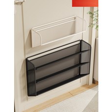 [공간을 넓게] 벽걸이 행잉신발장 무타공 현관문 슬리퍼 거치대, 6. 우아한 화이트소형1단