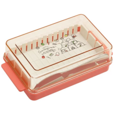 日本 SAN-X 角落生物 兒童用安全水果刀 附蓋, 1個, 保鮮盒