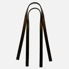 [청라핸즈] 가죽 가방끈 핸들 1.2 x 55cm 블랙 브라운 (3116-2), 브라운3116-2, 1개
