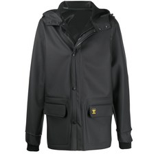 라반 루즈 핏 로고 후드 재킷