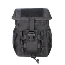 1000D 戶外登山騎行多功能水壺掛包 醫療戰術工具包, 黑色