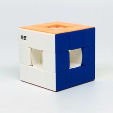 3X3 치이 보이드 큐브 33 QiYi Racing Void Cube 퍼즐 특수큐브 333, 1개, 혼합색상