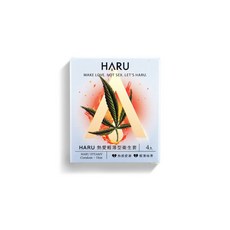 GOODFORIT / HARU Steamy Thin熱愛輕薄型保險套(4入) 輕薄零觸感，熱感激情體驗, 1個