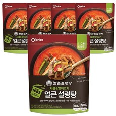 O'price 韓村雪濃湯 辣味雪濃湯 500g, 5個