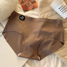 7A 女士中腰無痕內褲 抑菌桑蠶絲襠, XL(120—140斤)