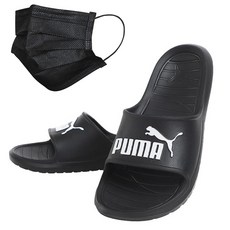 Puma 韓國拖鞋一體式拖鞋夏季拖鞋Divecat V2 + Mask, 290, 黑+白