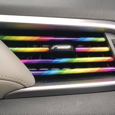 자동차 에어컨 트림 콘센트 스트립 장식 몰딩 스타일링, 멀티컬러, 기본 차종