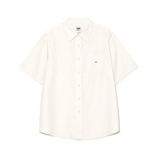 LEE 로코 포켓 린넨 반팔 셔츠 아이보리 LE2502SS05IV 206739
