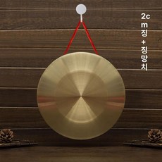 꾕가리 국악 풍물 꽹과리 공연 깽가리 전통악기, 32cm 두꺼운, 1개