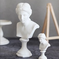 소형 석고상 비너스 데생 미술 화방 장식 소품