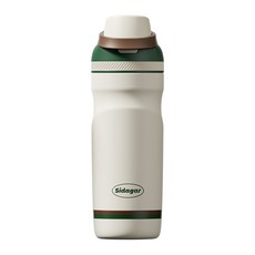 Sidagar 580ml 스테인리스 보온 텀블러 손잡이 핸들 휴대용 보온병, 1개, 화이트