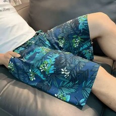 夏季爆款游泳短褲五分休閒褲速幹寬鬆海邊度假成人大碼男士沙灘褲
