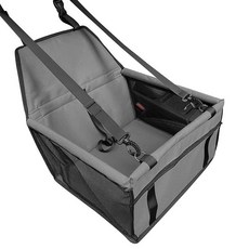貓狗通用 折疊收納, 1個, 新款深灰車載座椅 40*32*22cm