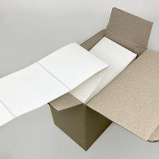 다양한 사이즈 접이식라벨 감열지 항공라벨 접지라벨 아마존라벨 주문제작 무지라벨, 1250매, 흰색