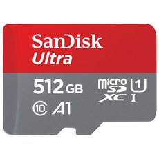 샌디스크 울트라 마이크로 SDXC SDSQUAR-512G, 1개, 512GB